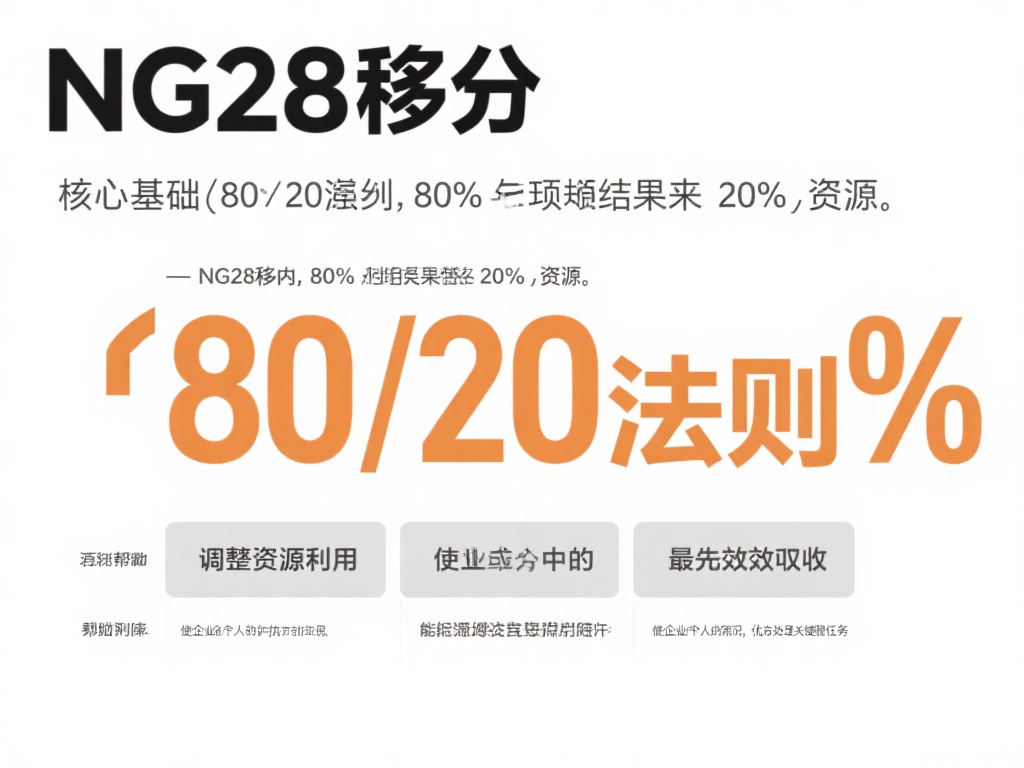 全面解析NG28移分技术及其应用场景 “NG28移分”的核心是基于“80/20法则”的灵