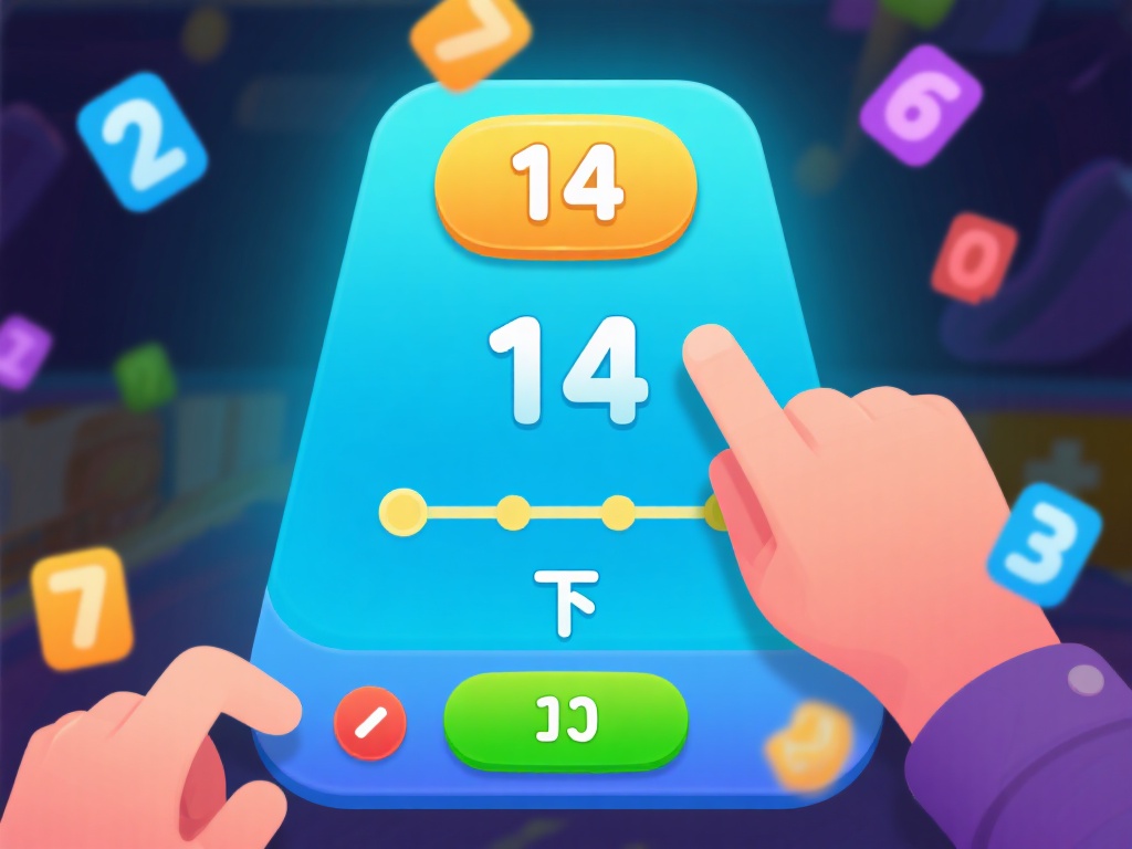 在游戏中，数字通常随机出现，玩家的任务是快速判断选