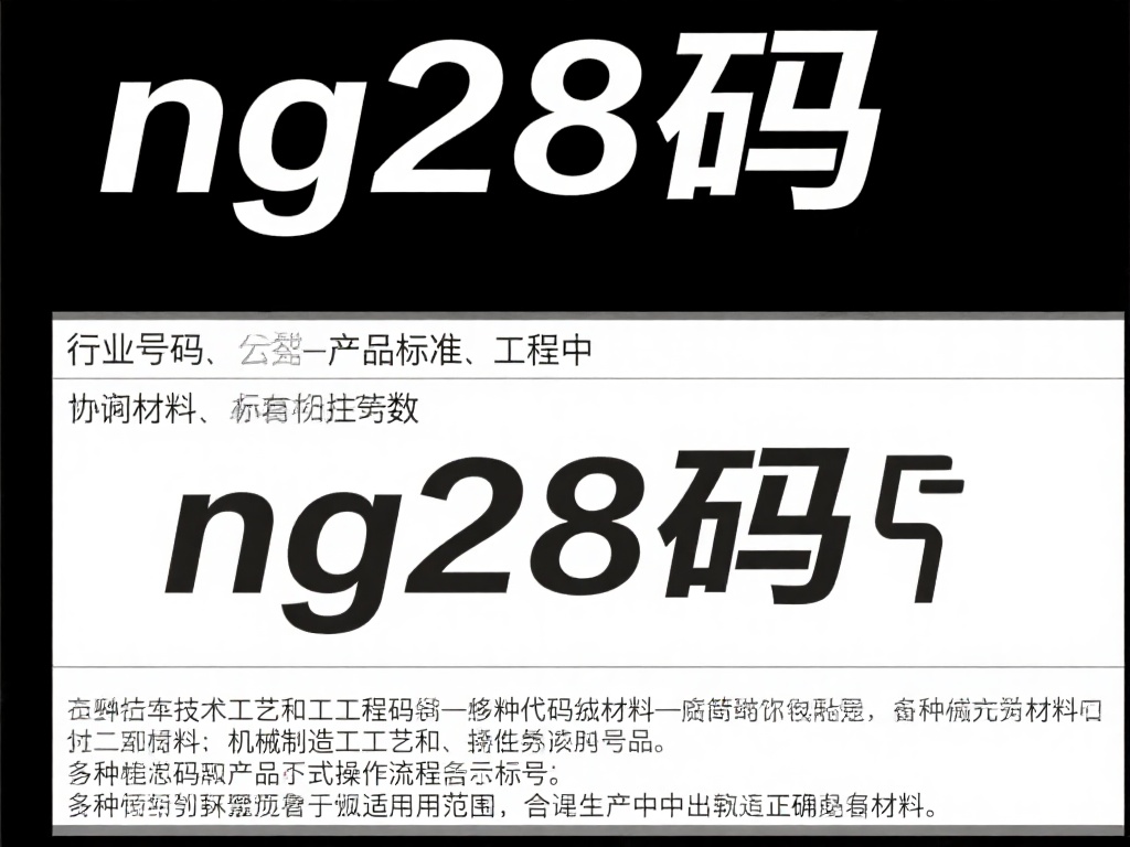揭秘NG28码的秘密：背后的含义与应用